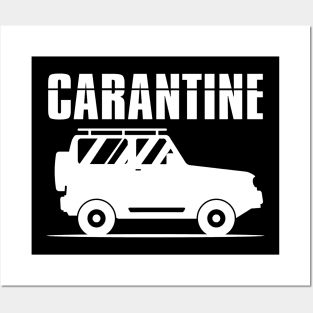 Funny cool quarantine off-road vehicle Offroad T-shirt Posters and Art